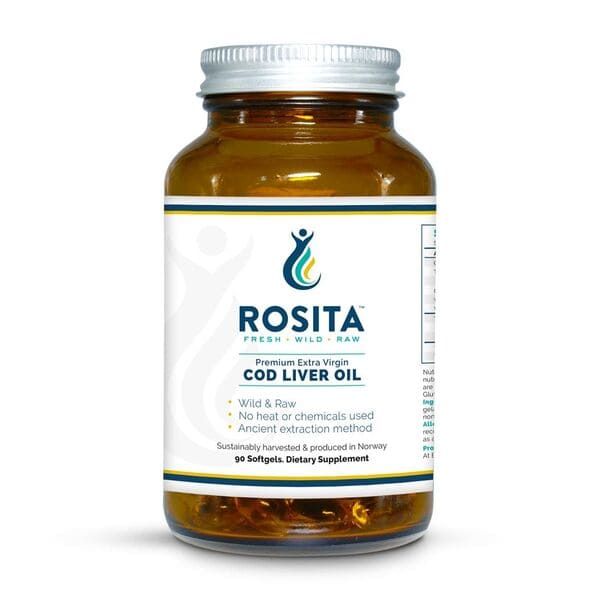 Rosita Extra Virgin Cod Liver Oil (EVCLO) Softgels